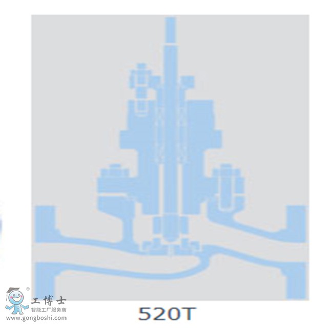 KOSO工裝無錫自控 501T頂部導向型單座調(diào)節(jié)閥搭配FISHER6200定位器