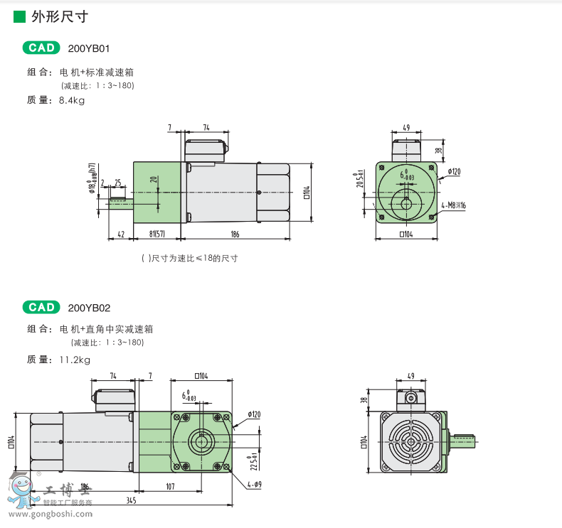 200W電磁制動(dòng)2